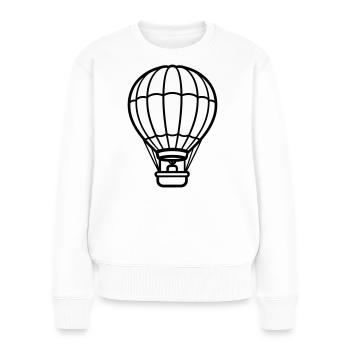 ballon - Pull Premium bio Femme - blanc - Devant - Julia (174cm)