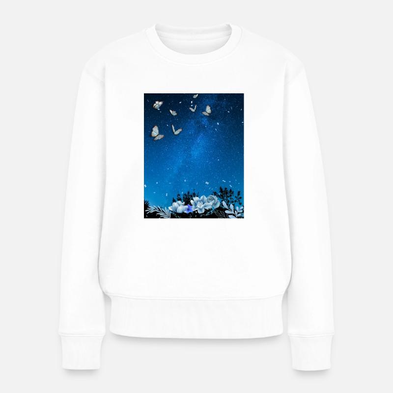 Illustration Selbstliebe - Frauen Premium Bio Pullover - Weiß
