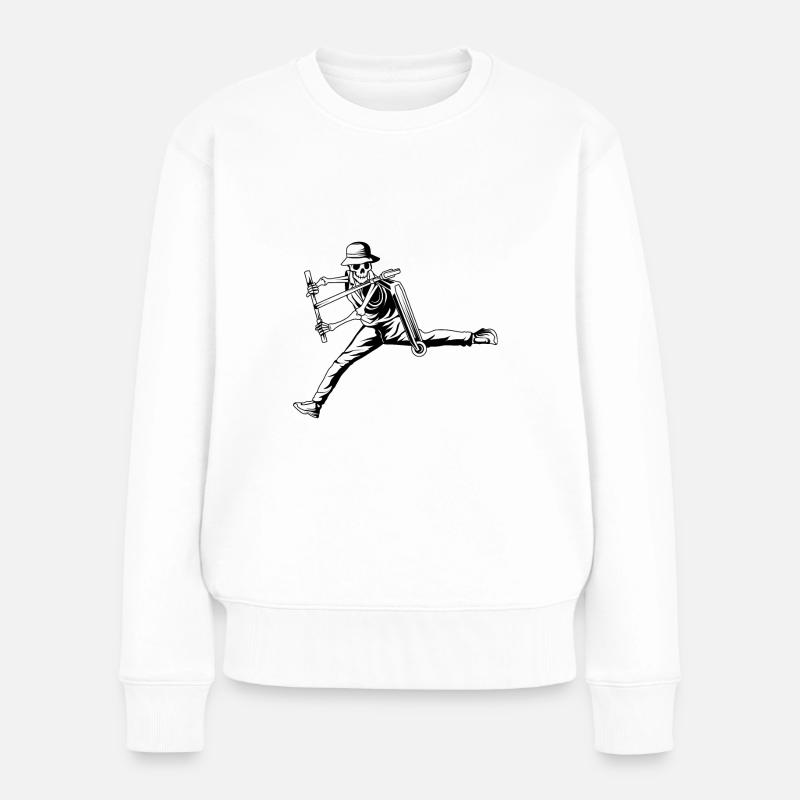 Scooter - Frauen Premium Bio Pullover - Weiß
