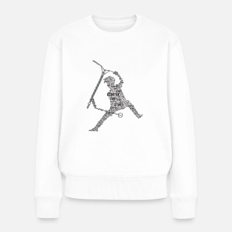 Scooter - Frauen Premium Bio Pullover - Weiß