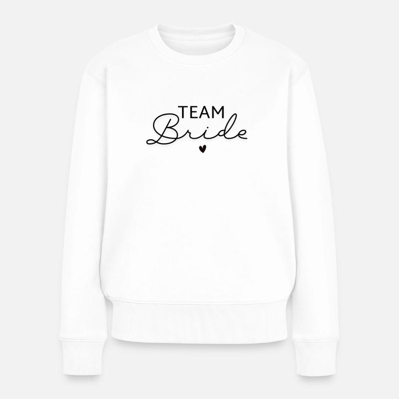 L’équipe Bride - Pull Premium bio Femme - blanc