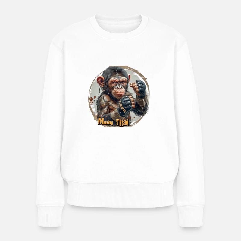 Tenue de Muay Thaï à la mode : Urban Chic - Pull Premium bio Femme - blanc