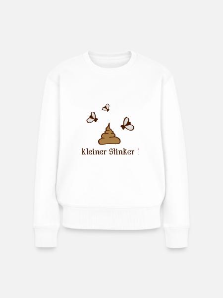 kleiner Stinker - Frauen Premium Bio Pullover - Weiß