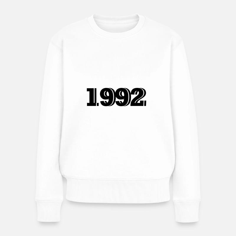 1992 Année de naissance - Pull Premium bio Femme - blanc