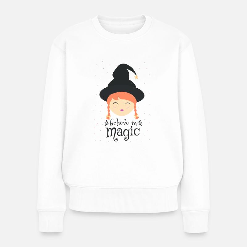 vivez la magie - Pull Premium bio Femme - blanc