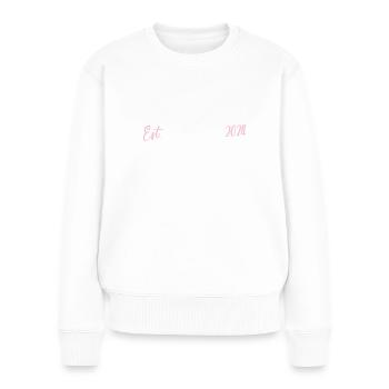 Pastorin 2024 Geistliche Glaube Gott Jesus Kirche - Frauen Premium Bio Pullover - Weiß - Vorne - Julia (174cm)