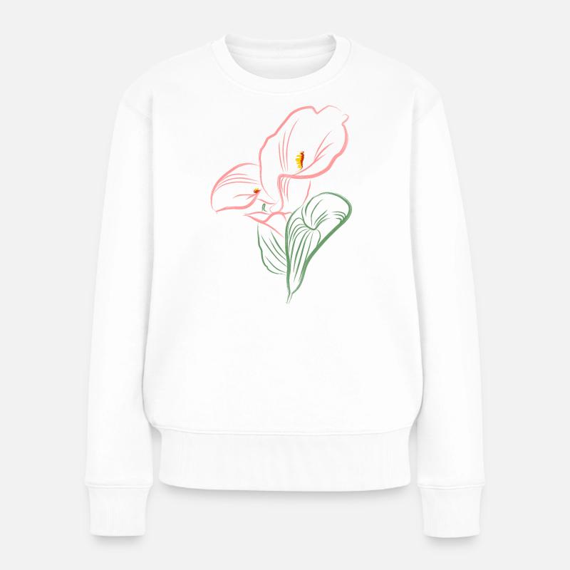 CALLA SoftPink - Pull Premium bio Femme - blanc