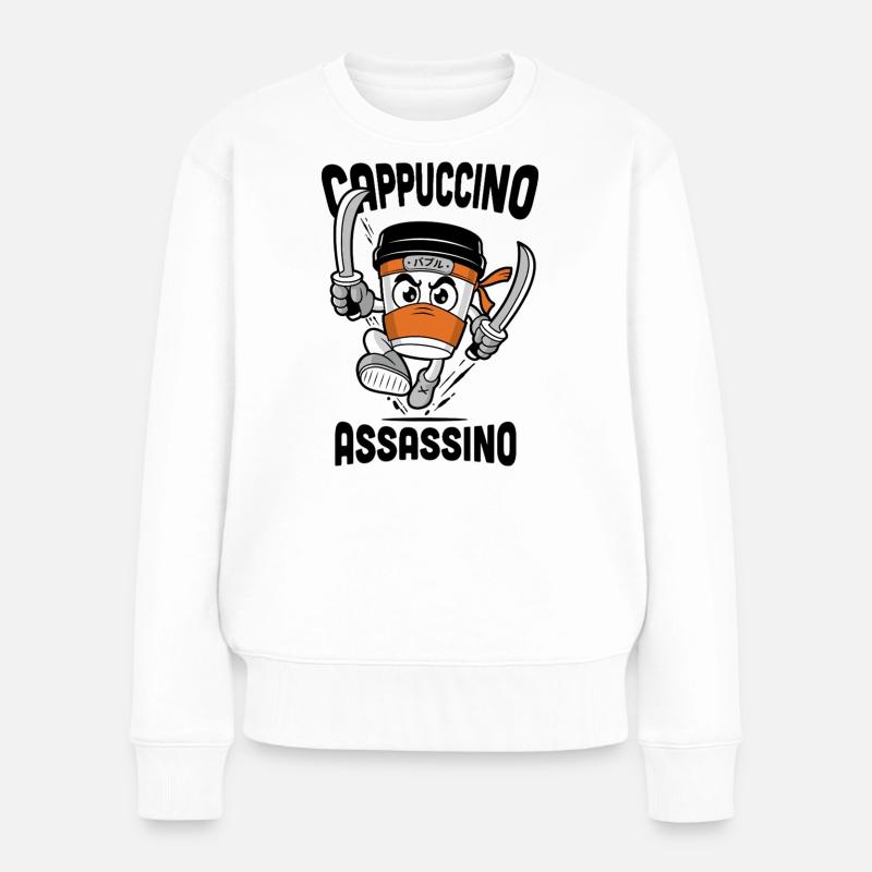 Cappuccino Assassino - Pull Premium bio Femme - blanc