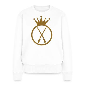 Hunting - Hunter - Women's Premium Organic Jumper - white - Front - Julia (174cm)