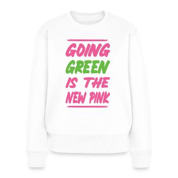 Eco-friendly Earth Planet Save Earth Day - Women's Premium Organic Jumper - white - Front - Julia (174cm)