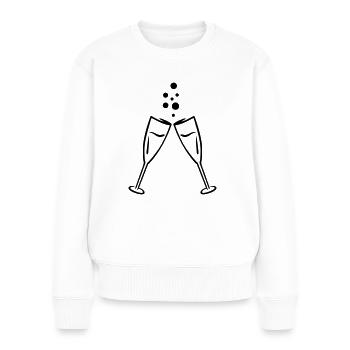 Mousseux - Pull Premium bio Femme - blanc - Devant - Julia (174cm)