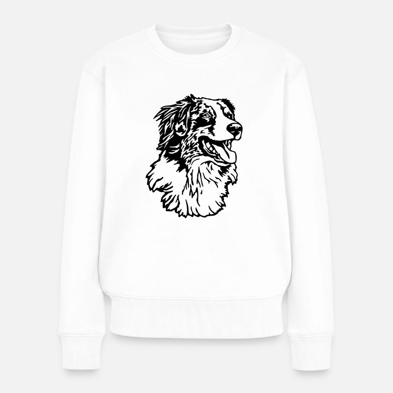 419 berger australien - Pull Premium bio Femme - blanc