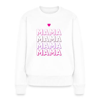 MAMA - Pull Premium bio Femme - blanc - Devant - Julia (174cm)