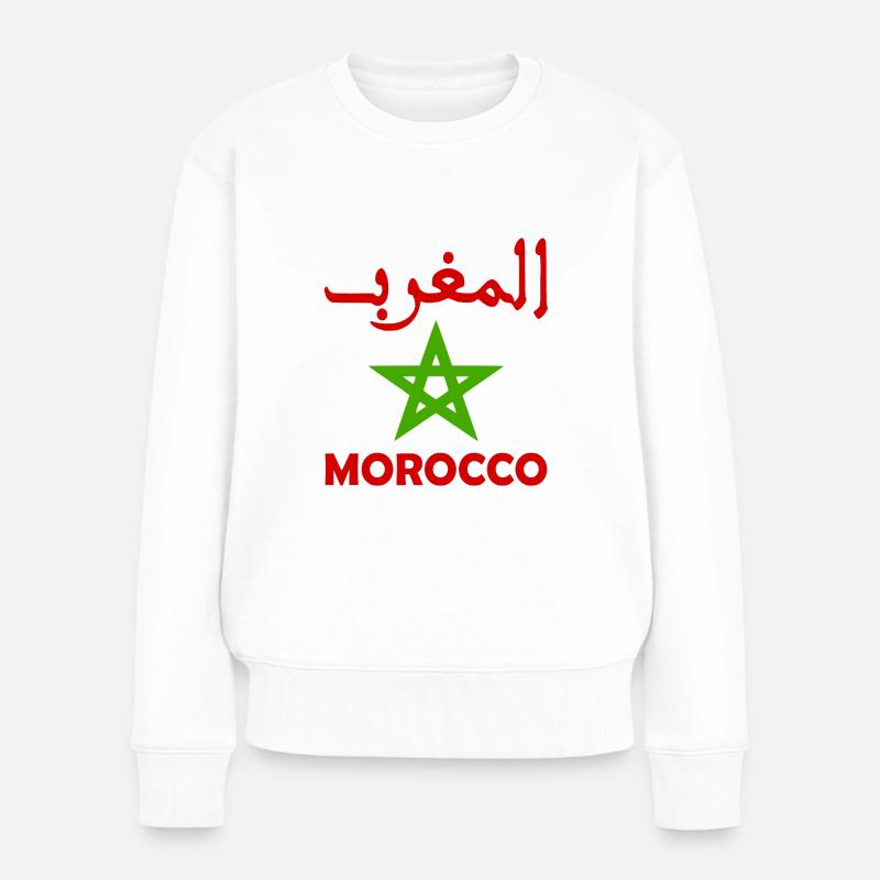 Maroc - Pull Premium bio Femme - blanc