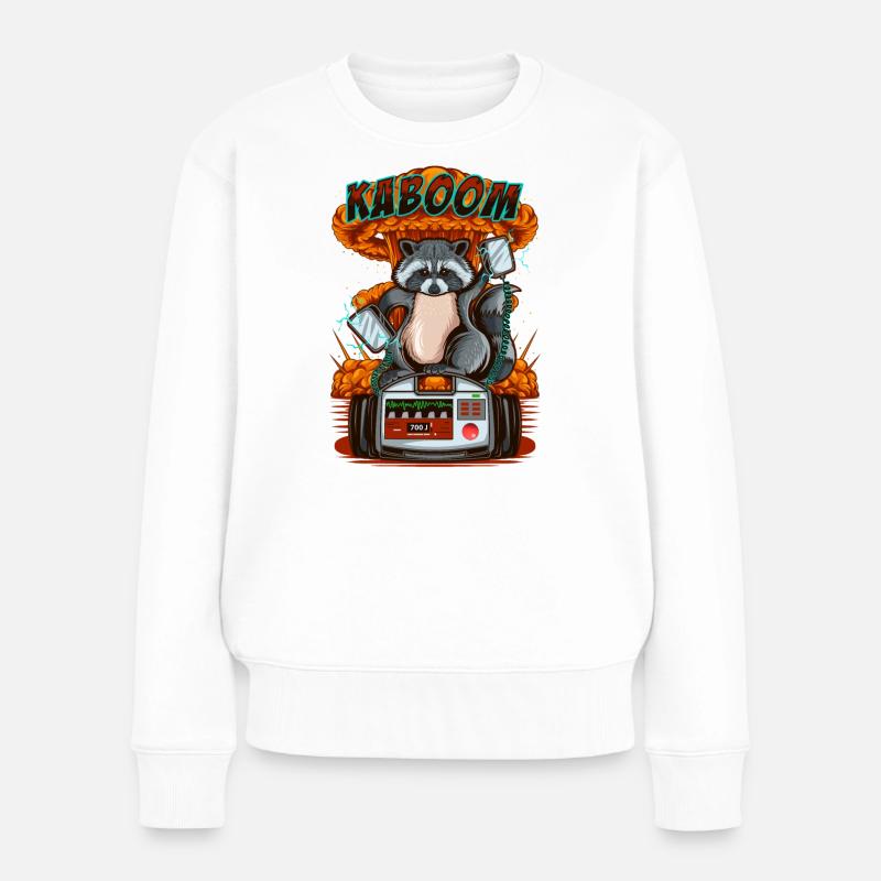 Rettungsdienst - Fun Shirt Design - Frauen Premium Bio Pullover - Weiß