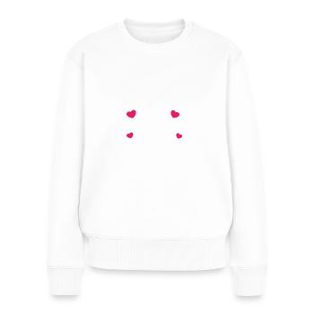Friseurin Beste Mama Muttertag Geburtstag Frisörin - Frauen Premium Bio Pullover - Weiß - Vorne - Julia (174cm)