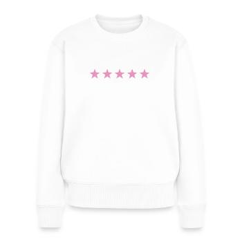 Winzerin 2025 Ausbildung Prüfung Winzer Weinbauer - Frauen Premium Bio Pullover - Weiß - Vorne - Julia (174cm)
