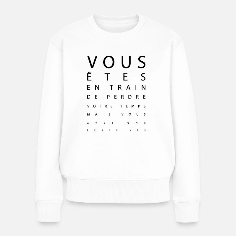 vous avez - Pull Premium bio Femme - blanc