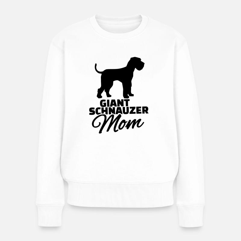 Riesenschnauzer - Frauen Premium Bio Pullover - Weiß