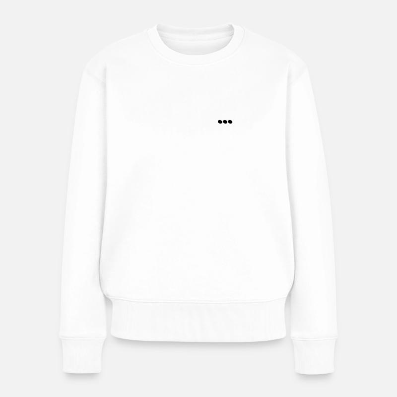 ... - Frauen Premium Bio Pullover - Weiß