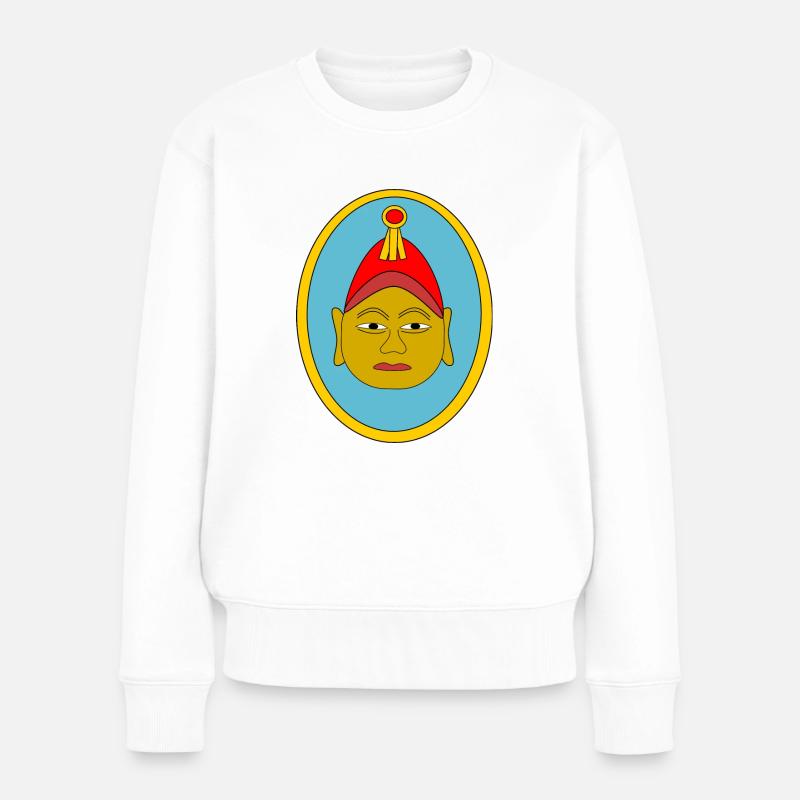 Portrait Chinois - Pull Premium bio Femme - blanc