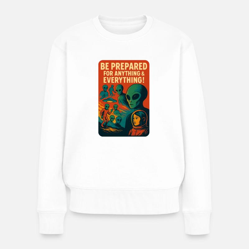 Prêt à tout et n’importe quoi - Pull Premium bio Femme - blanc