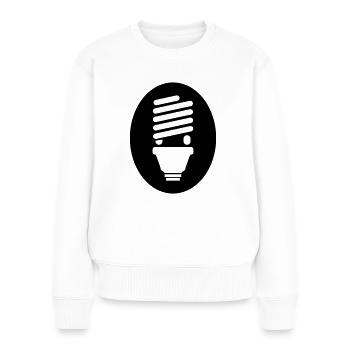 Energy Lamp - Women's Premium Organic Jumper - white - Front - Julia (174cm)