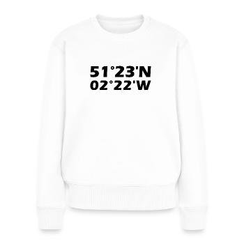 Bath Coordinates - Women's Premium Organic Jumper - white - Front - Julia (174cm)