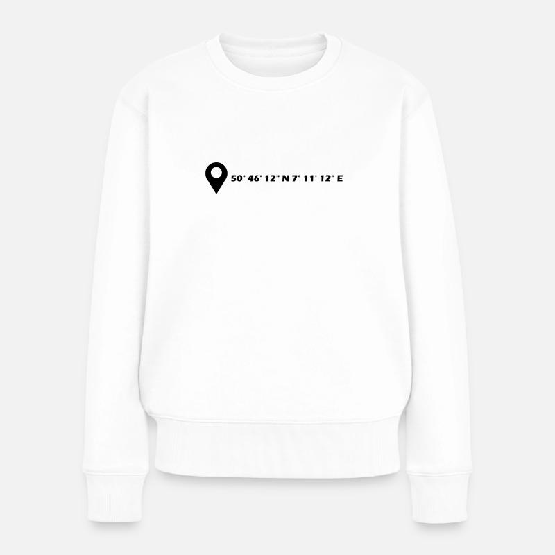 Coordonnées de Sankt Augustin - Pull Premium bio Femme - blanc