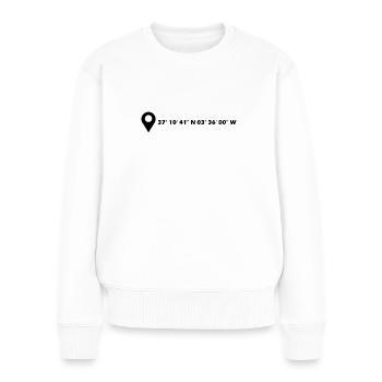 Granada coordinates - Women's Premium Organic Jumper - white - Front - Julia (174cm)