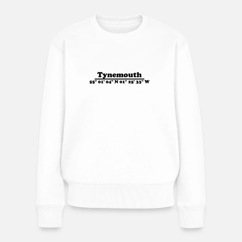 Coordonnées de Tynemouth - Pull Premium bio Femme - blanc