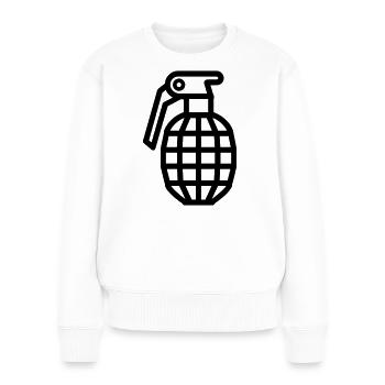 Grenada - Women's Premium Organic Jumper - white - Front - Julia (174cm)