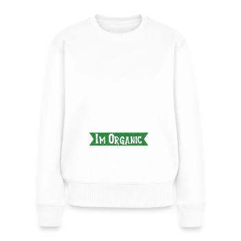 Journée écologique Earth Planet Save Earth - Pull Premium bio Femme - blanc - Devant - Julia (174cm)