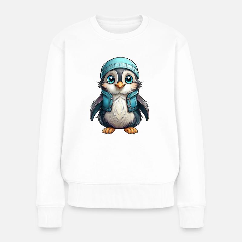 Tordalk - Frauen Premium Bio Pullover - Weiß