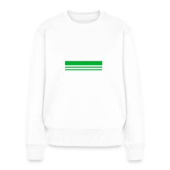 Reflect - Frauen Premium Bio Pullover - Weiß - Vorne - Julia (174cm)