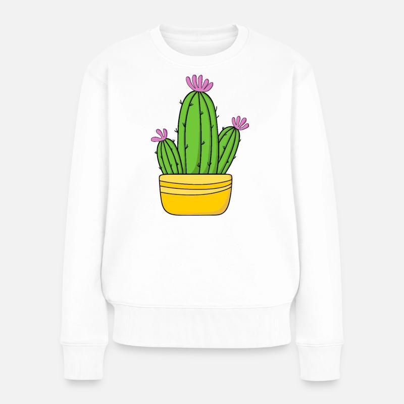 Cactus - Pull Premium bio Femme - blanc