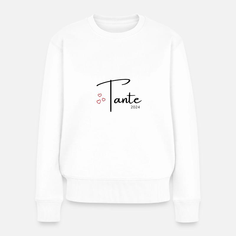 Tante 2024 - Frauen Premium Bio Pullover - Weiß