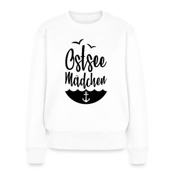 OSTSEE MÄDCHEN KIND - Frauen Premium Bio Pullover - Weiß - Vorne - Julia (174cm)