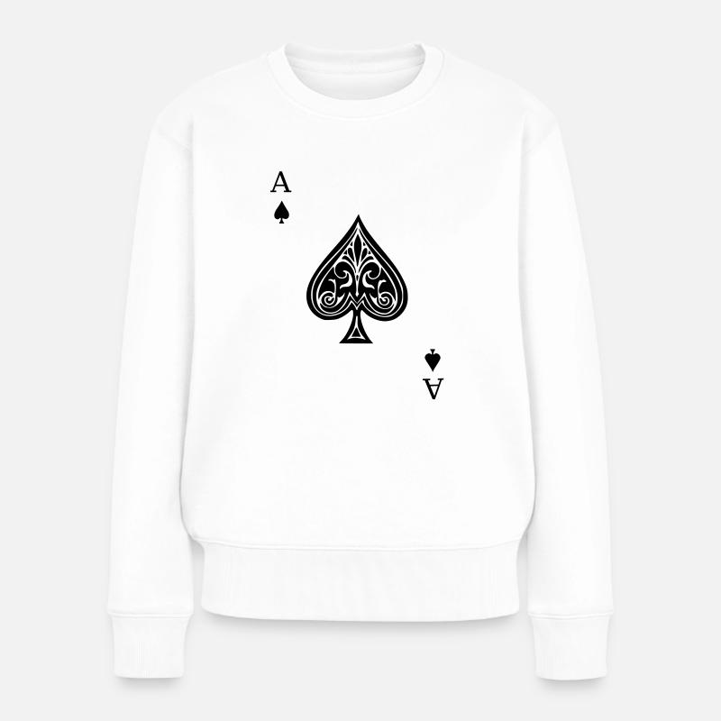 grazing - Women's Premium Organic Jumper - white