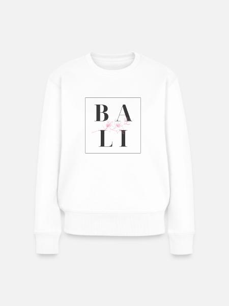 Bali - Frauen Premium Bio Pullover - Weiß
