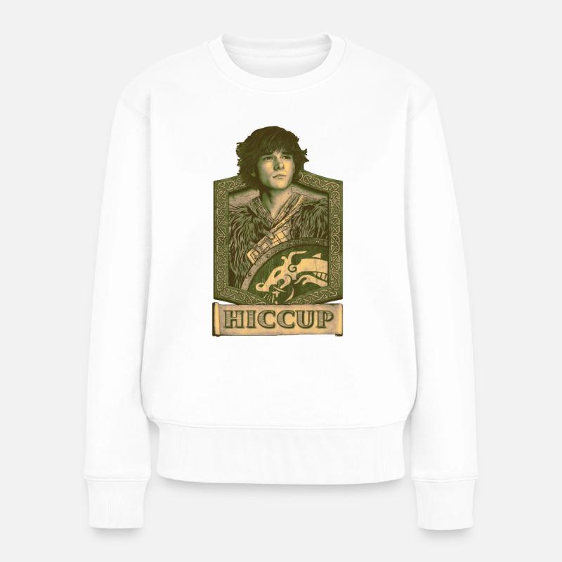 Dragons Hoquet - Pull Premium bio Femme - blanc