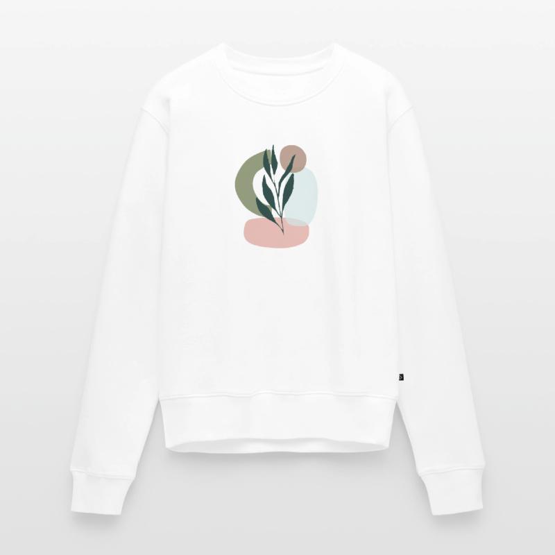 Minimalistic Boho Style Frauen Premium Bio Pullover