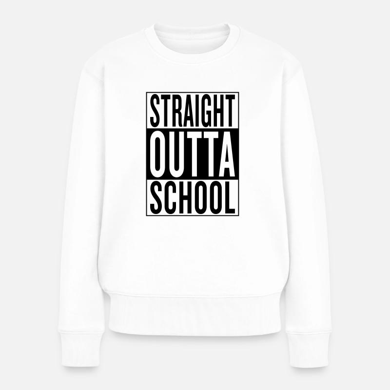 School - Frauen Premium Bio Pullover - Weiß