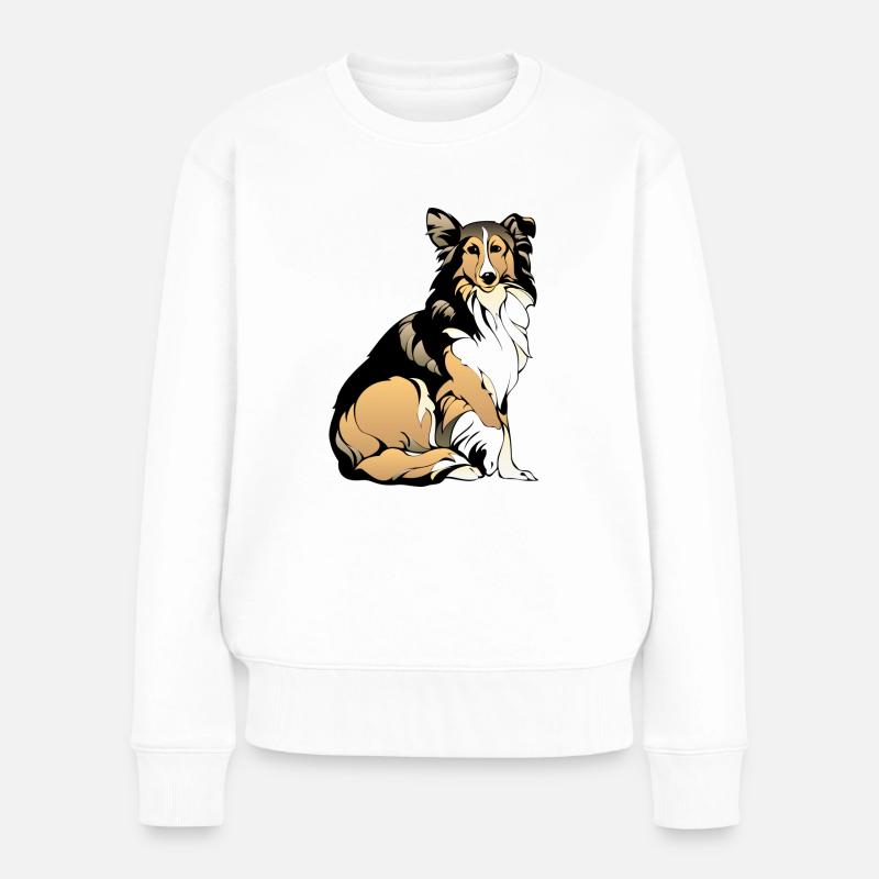colley - Pull Premium bio Femme - blanc