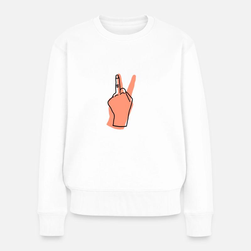 pêche de la paix - Pull Premium bio Femme - blanc