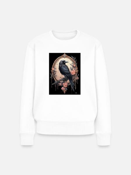Rabe - Frauen Premium Bio Pullover - Weiß