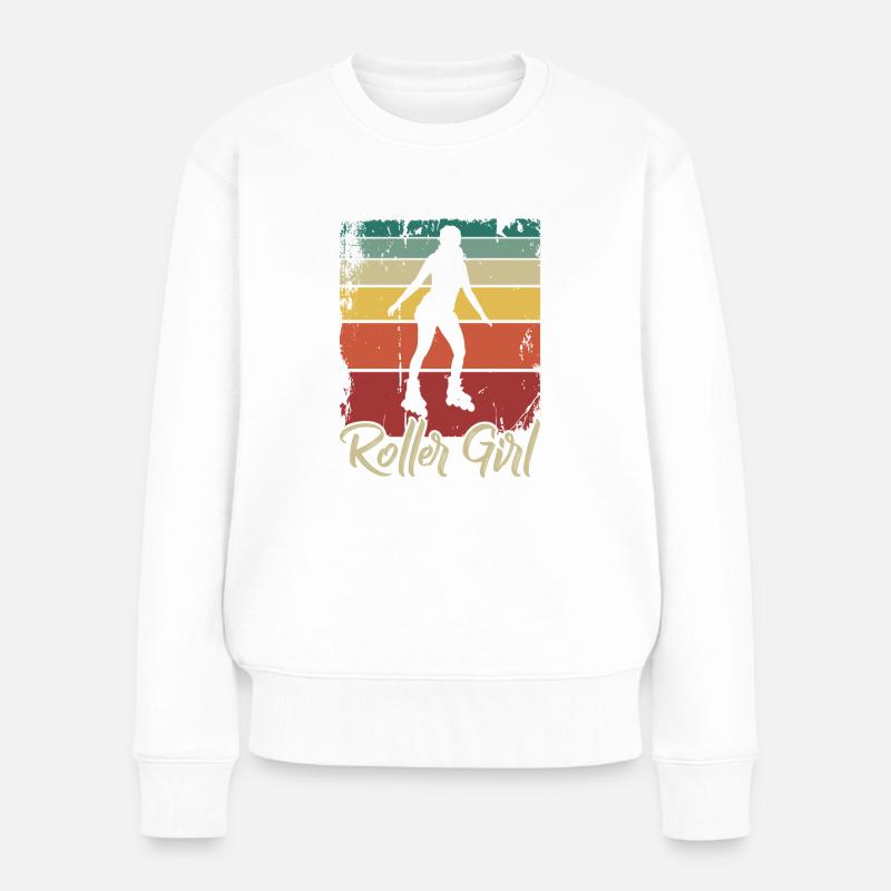 Roller Girl Rollerblades - Pull Premium bio Femme - blanc