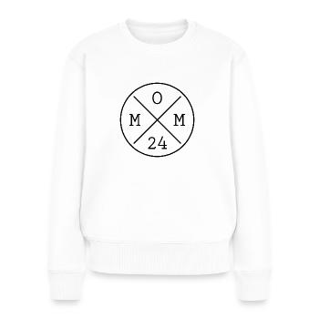 Mama 2024 Mutter Schwangerschaft Geburt Geschenk - Frauen Premium Bio Pullover - Weiß - Vorne - Julia (174cm)