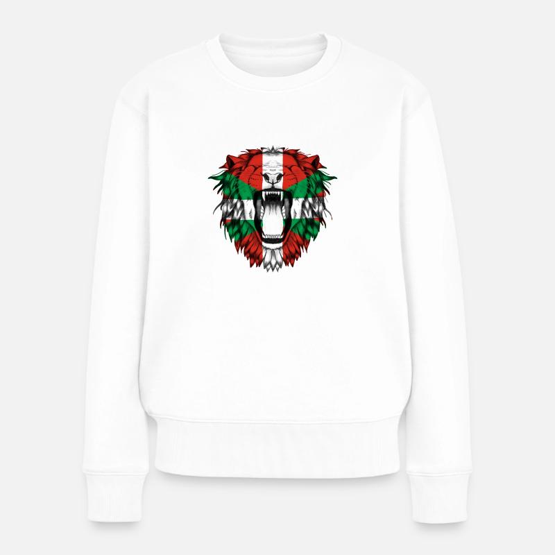 Pays basque - Pull Premium bio Femme - blanc