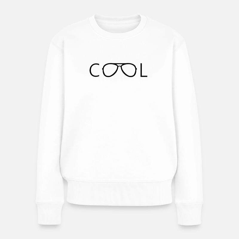COOL Lunettes de soleil - Pull Premium bio Femme - blanc